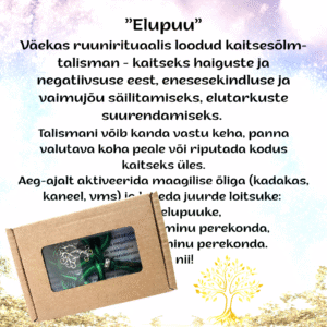 talisman kaitsesõlm ''elupuu''