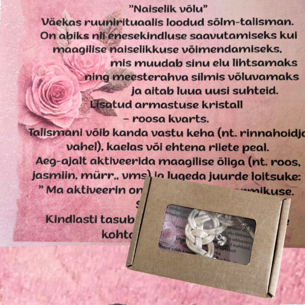 talisman maagiline sõlm ''naiselik võlu''