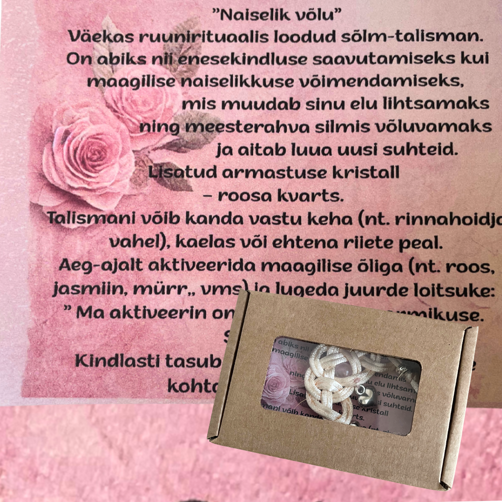 talisman maagiline sõlm ''naiselik võlu''