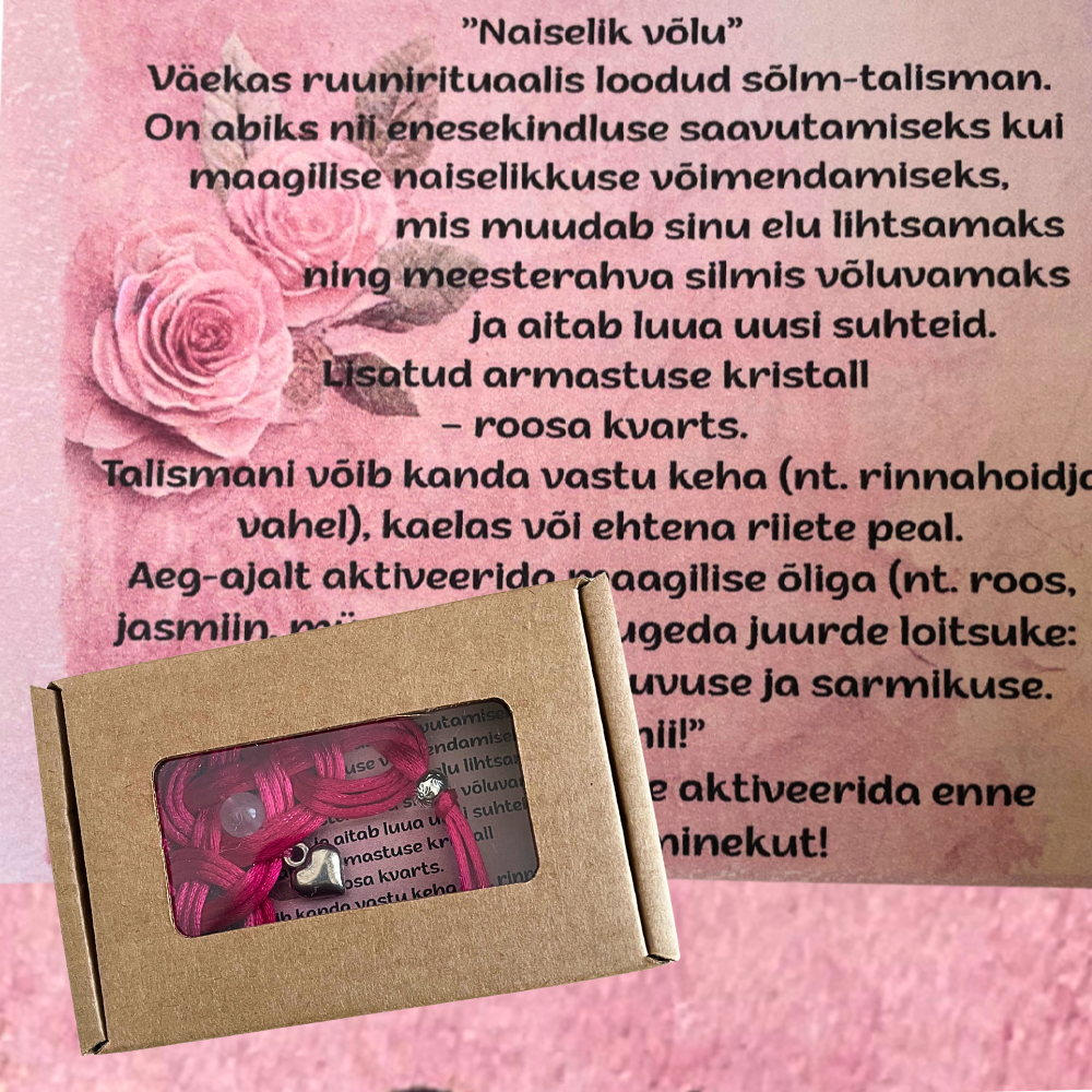 talisman maagiline sõlm ''naiselik võlumõju''
