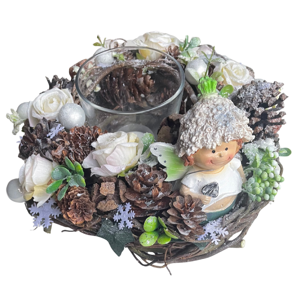 Romantiline jõulu-lauaseade Haldjake täidab kodu maagilise valguse ja muinasjutulise meeleoluga.